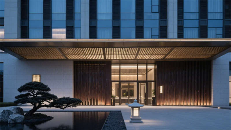 合肥3000㎡现代东方风格酒店的空间叙事：隐逸东方，当代栖居